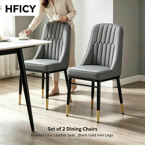 Dining chairs faux leather - dining,