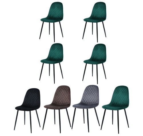 Modern dining chairs velvet - dining,