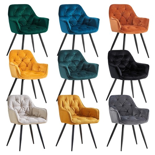 Dining chairs velvet - chairs,