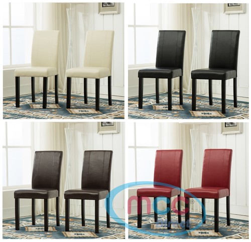 Faux leather dining - 2,