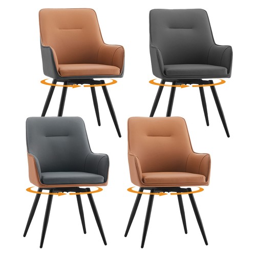 2pcs 360 swivel - swivel, faux