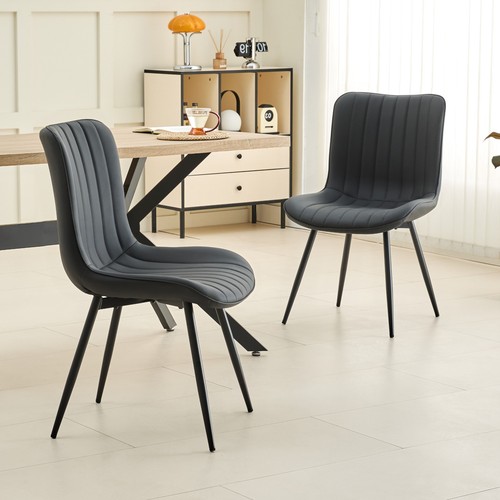 Set faux leather dining - of,