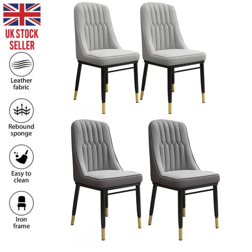 Dining chairs pu padded - chairs,