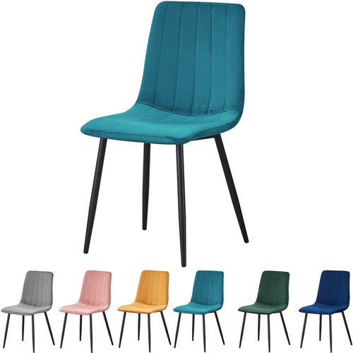 Pcs dining chairs velvet - pcs,