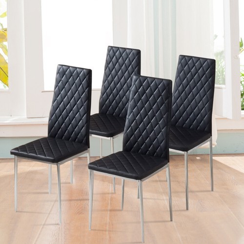 4pcs modern dining chairs - dining,