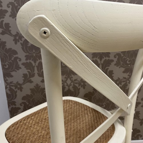 Oak cross back cafe - back,