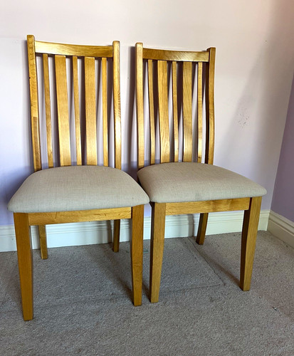 Set light wood dining - set, 2