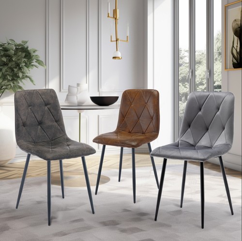 Dining chairs set faux - chairs,