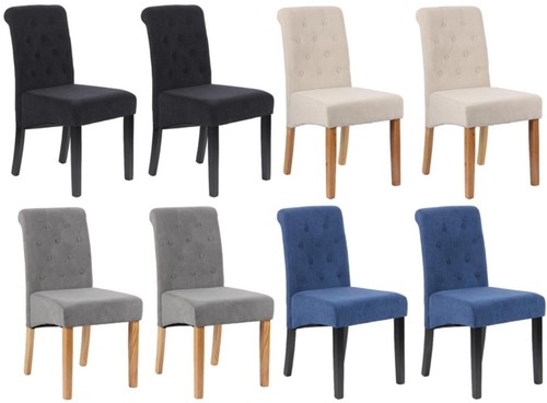 Set 6 velvet dining - velvet,