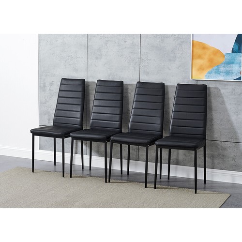 Set black dining - set, 4