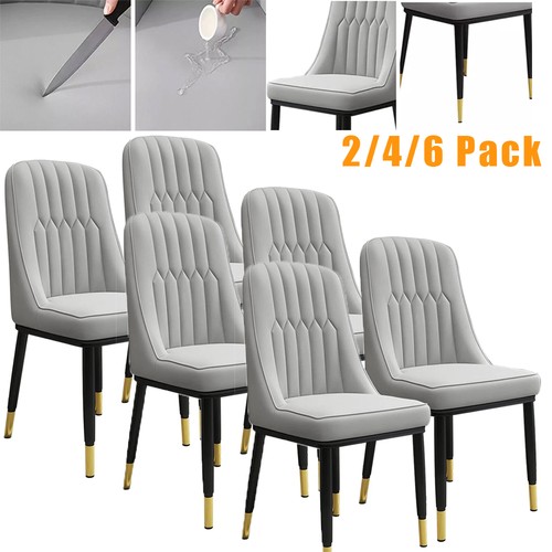 6pcs dining chairs faux - chairs,
