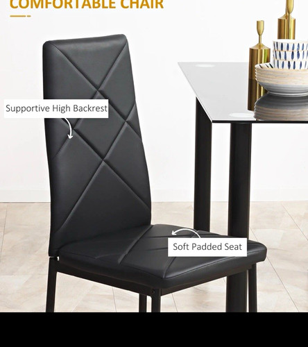 Black upholstered high back - black,
