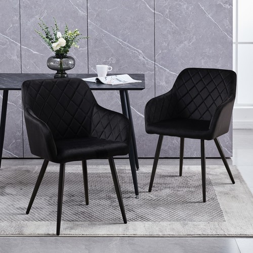 Velvet dining chairs - dining,