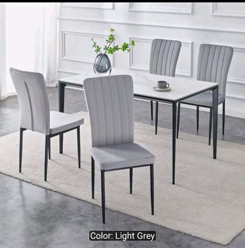 Set velvet dining chairs - 4,