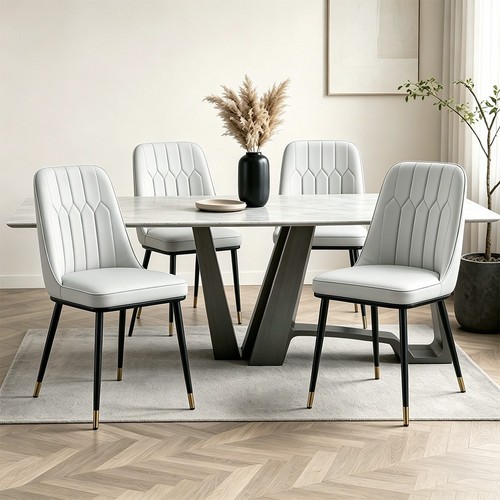 2pcs dining chairs faux - chairs,
