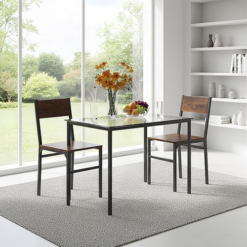 Set rustic brown - rustic, dining