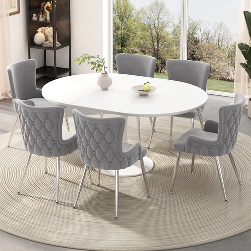 Dining chairs set padded - dining, 6,