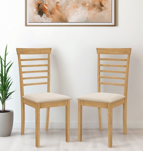 Dining chairs pair - dining, solid
