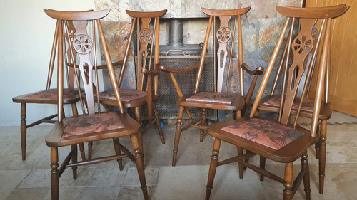 Antique english six ash - six, 6