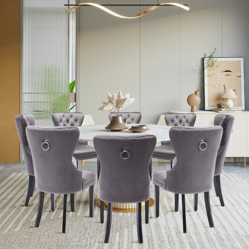 Velvet dining chairs - velvet,