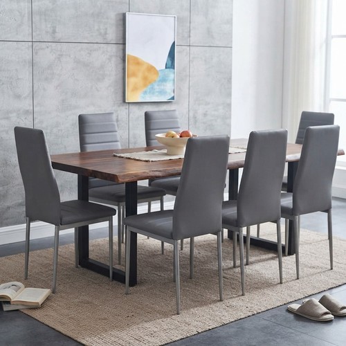 Modern faux leather dining - leather,